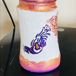 Bottle hand paint design